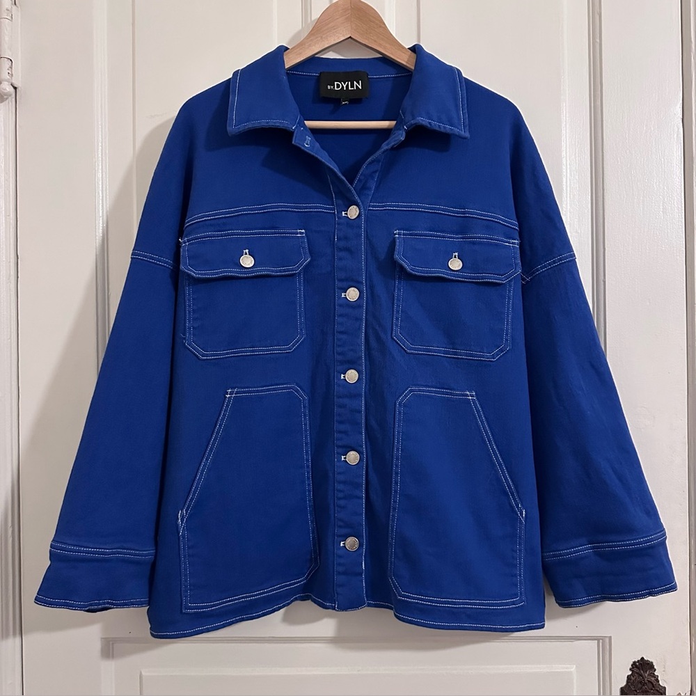 BY.DYLN Cooper Jacket in Blue Cobalt Revolve Size XS - Picture 4 of 7